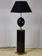 Vintage Le Dauphin floor lamp - black For Sale