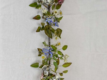 19th Century Napoleon III tole leaves and flowers - wall sculpture Online now