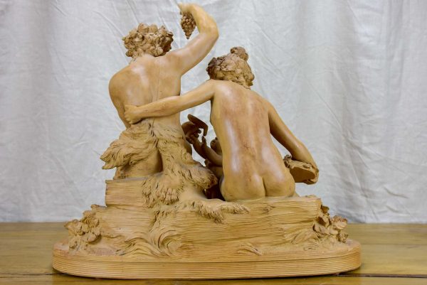 Antique Swiss clay sculpture by René Rod For Cheap