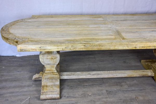 Antique French monastery dining table 98  x 39½  on Sale