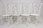 Set of four early 20th Century Parisian garden chairs For Cheap