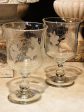 Pair of late 19th century engraved glasses Discount