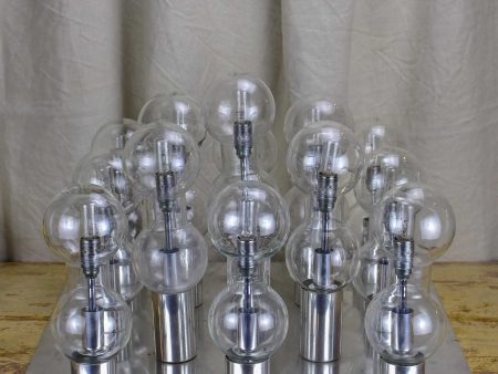 Very large  Doria Leuchten flush-mount light fixture from a French hotel. Sale