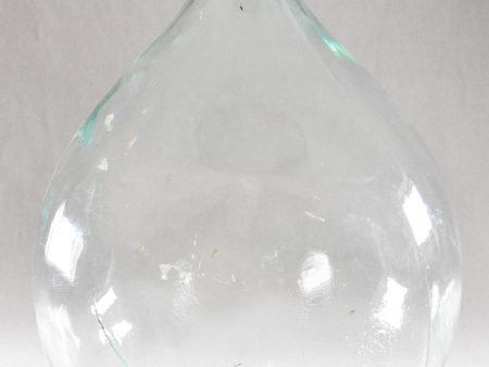 Large antique glass demijohn bottle - blue   green 22  Online Hot Sale