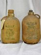 Two 19th Century Spanish wine bottles in jute Supply