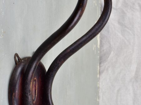 Double coat hook - Antique French Thonet Discount