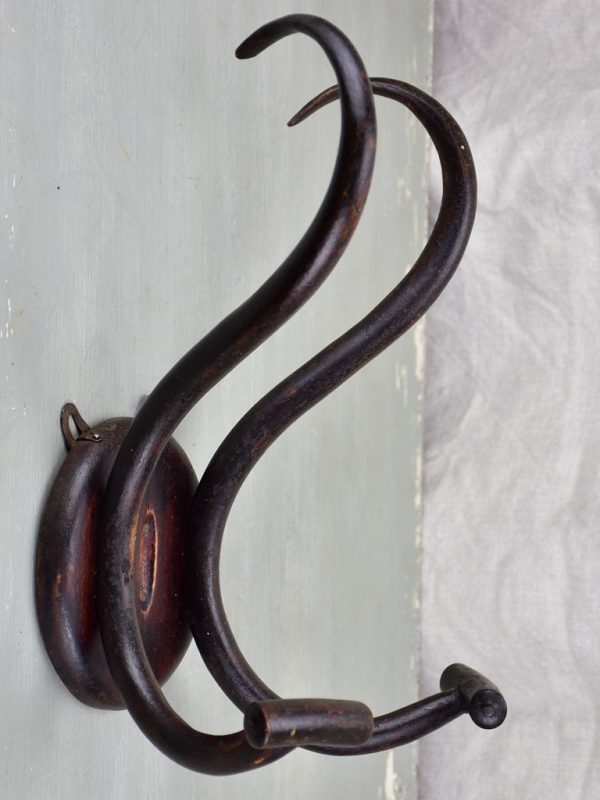 Double coat hook - Antique French Thonet Discount