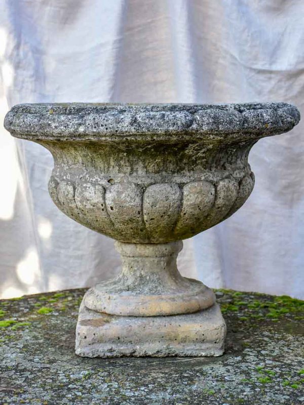 Late 19th Century reconstituted stone Medici garden urn Discount