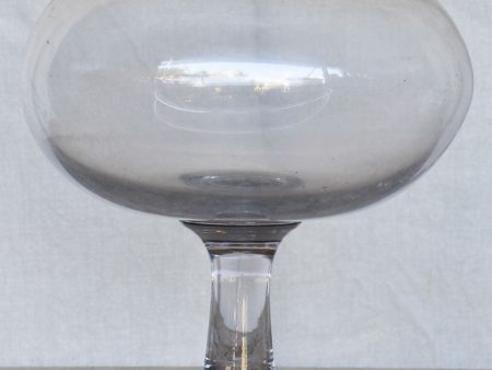 Large antique French glass apothecary jar Fashion