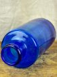 Antique blue French apothecary glass jar Fashion