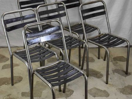 Set of six vintage French garden chairs - stackable For Cheap