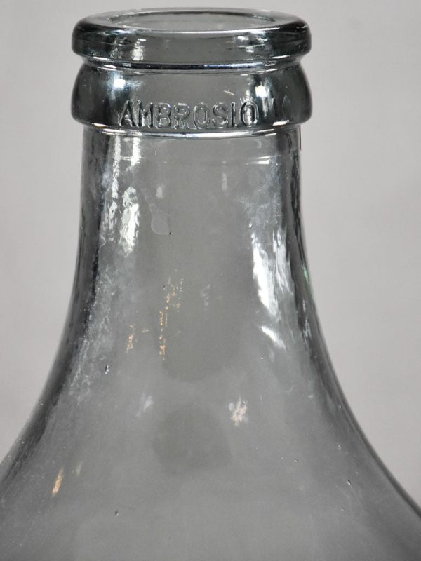 Very large Italian glass demijohn bottle - Ambrosio 26  Fashion