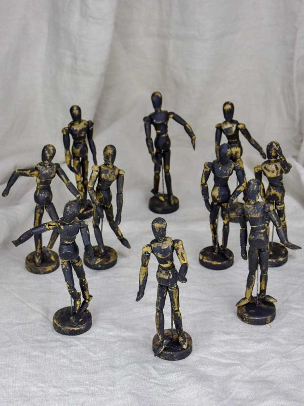 Collection of 10 artist s mannequins Discount