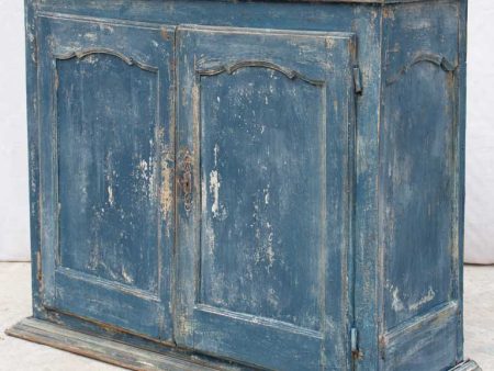 Louis XV buffet with navy blue patina For Cheap