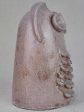 Clay sculpture of an owl with violet glaze - 1960 s 6  For Sale