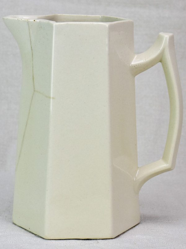 Early 20th Century French earthenware pitcher 8¾  Hot on Sale