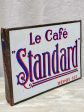 Antique French enamel sign for a café - La café Standard Online