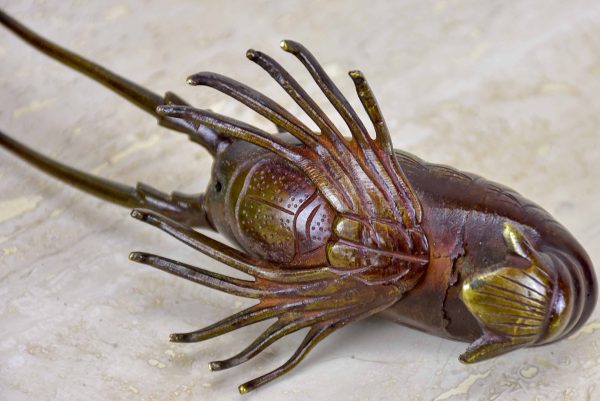 19th Century bronze sculpture of a scampi   lobster For Discount