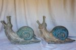 Pair of large French garden snails - 1950 s Online