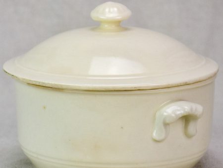 Antique French soup tureen - small 6¼  on Sale