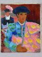 20th Century oil on canvas - Matador - Anna Costa 15  x 18  Supply