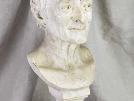 Early 20th Century French plaster bust of Voltaire Online Hot Sale