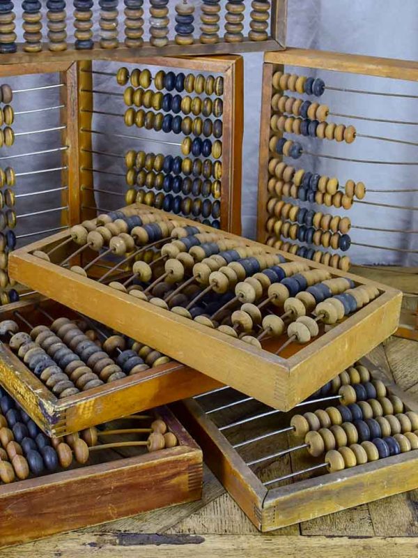 Antique French abacus from a school on Sale