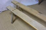 Pair of early 19th Century farm benches Hot on Sale