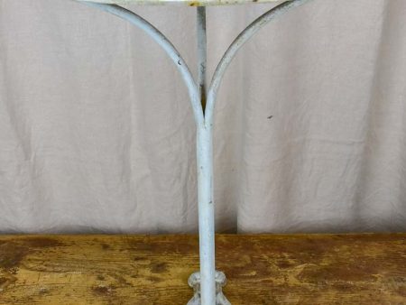 Antique French garden table with pale blue patina Online