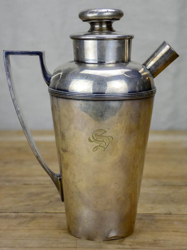 Early 20th Century silver plate English cocktail shaker Discount