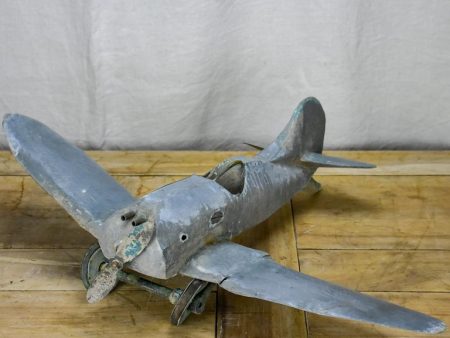 19th Century French zinc toy aeroplane Online