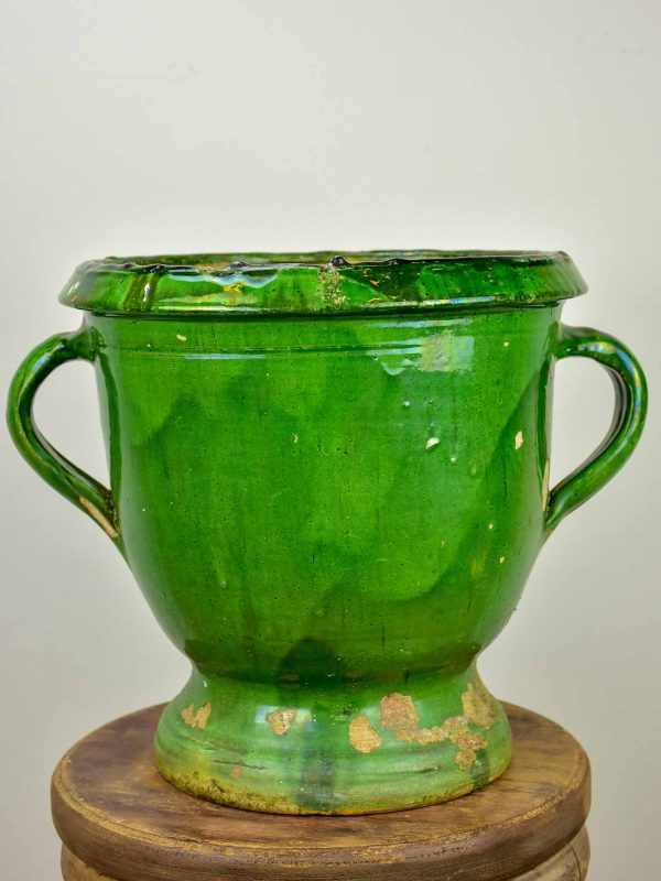 Antique French green garden planter from Castelnaudary - 12 ½   Online Sale