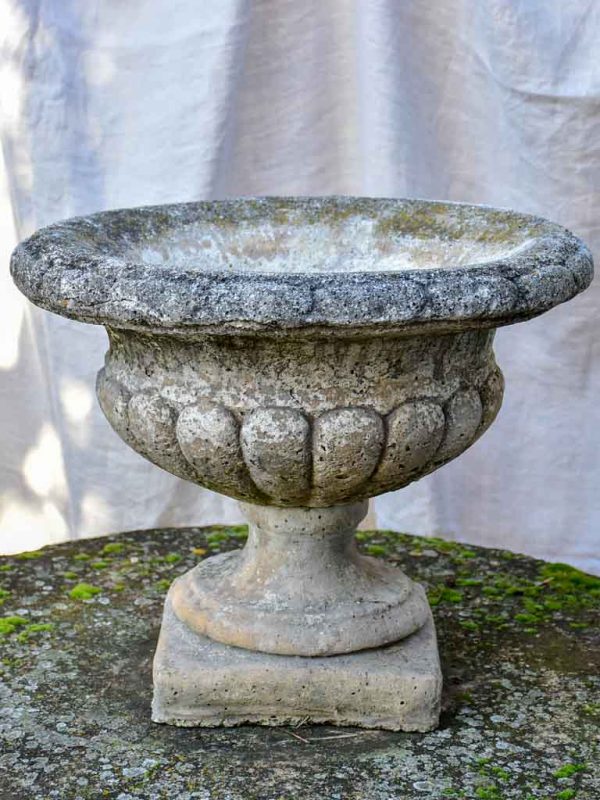 Late 19th Century reconstituted stone Medici garden urn Discount