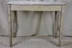 Antique French bistro table with grey patina For Cheap