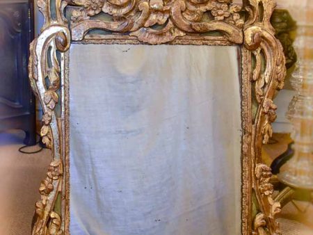 18th Century gilded Provencal mirror 31½  x 49¼  Hot on Sale