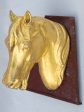 Gilded zinc horse head from stables - 19th century For Cheap