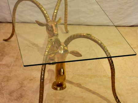 Coffee table - style of Alain Chervet Mouflons For Sale