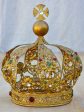 Antique French saint s crown from a church For Sale