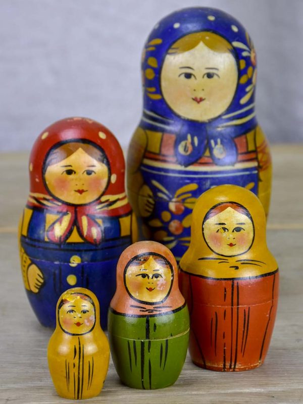 Early 20th Century Russian Babooshka - Russian dolls Discount