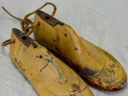 Pair of 1950 s French wooden shoestays Discount