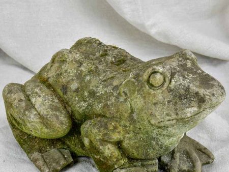 Antique French garden sculpture of a frog Hot on Sale