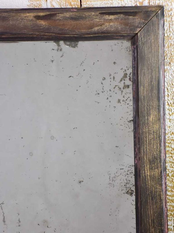 19th-century French mirror with painted pine frame 26  x 33¾  Online Hot Sale