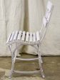 Set of nine antique French garden chairs - timber and iron Supply