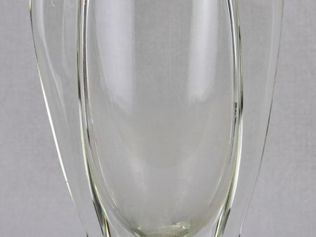 Mid century Swedish glass vase - 8¾  Supply