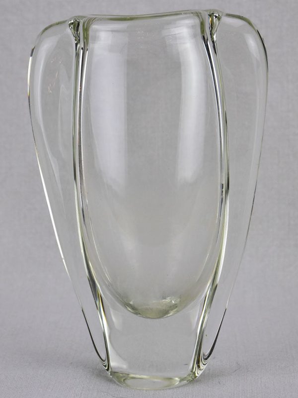 Mid century Swedish glass vase - 8¾  Supply