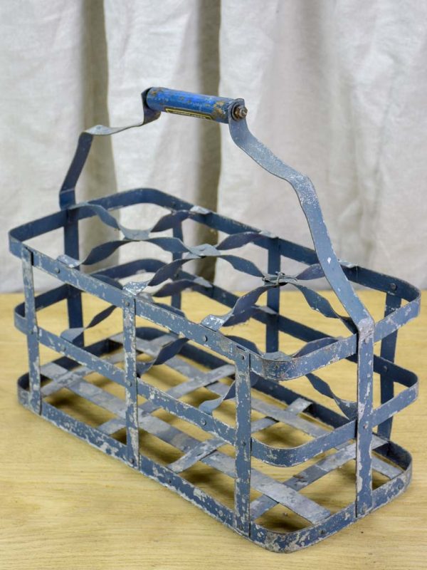 Antique French bottle carrier - 8 bottles Online