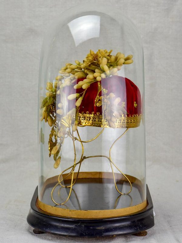 Napoleon III marriage dome with bridal bouquet Discount