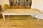 Large Louis XVI rectangular dining table 98½  x 39½  For Cheap