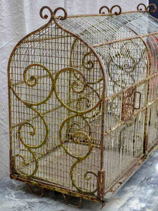 Very large antique French birdcage For Cheap