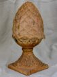 Vintage French pinecone finial - terracotta Hot on Sale